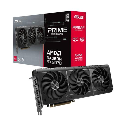GPU / VGA ASUS PRIME RADEON RX 9070 NON XT GPUs 16GB (PRIME-RX9070-O16G)