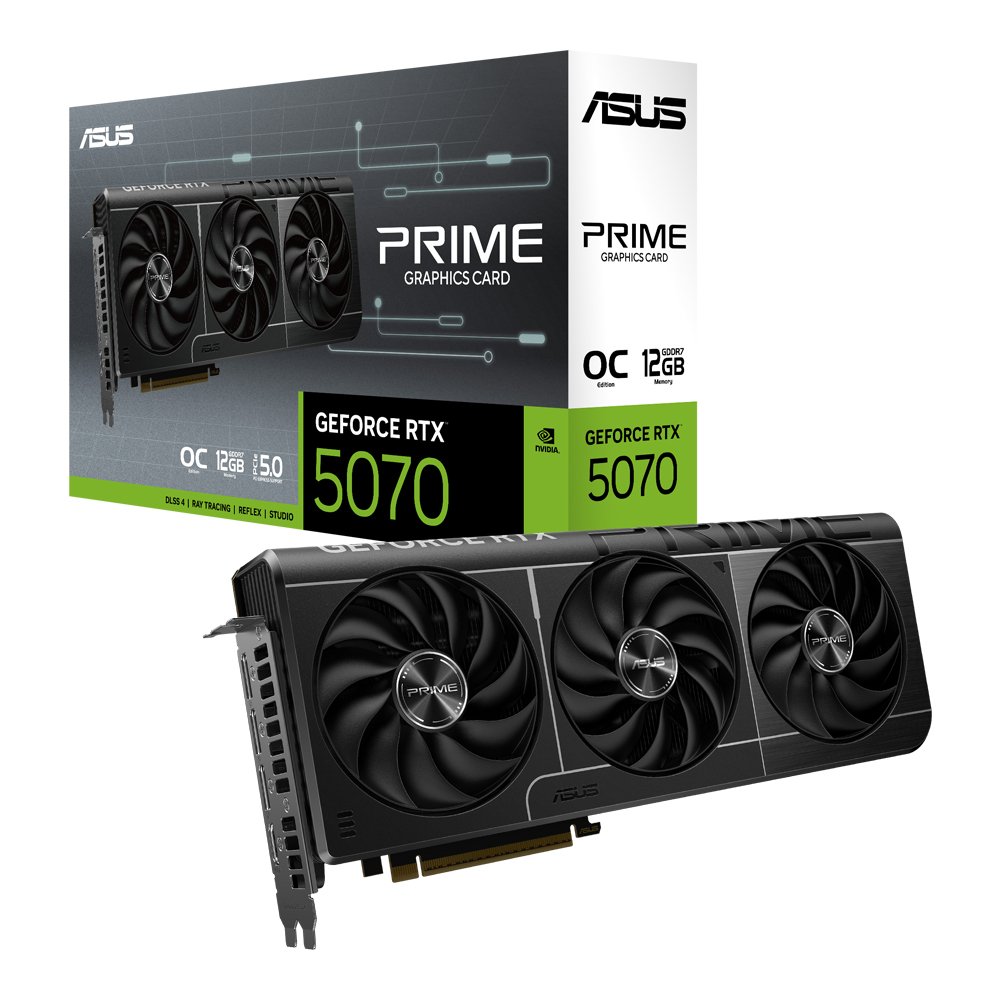 GPU / VGA ASUS PRIME NVIDIA GeForce RTX 5070 12GB GDDR7 OC Edition (PRIME-RTX5070-O12G)