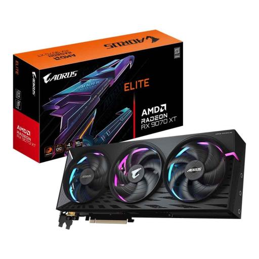 GPU / VGA GIGABYTE AORUS Radeo RX 9070 XT ELITE 16G (GV-R9070XTAORUS-E-16GD)