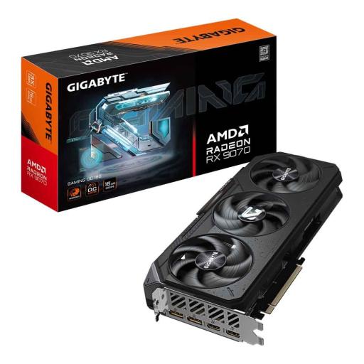 GPU / VGA GIGABYTE RADEON RX 9070 GAMING OC 16G (GV-R9070GAMING-OC-16GD-1.0)
