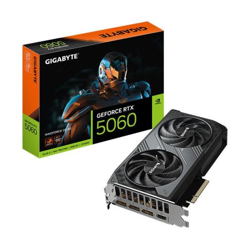 GPU / VGA GIGABYTE GeForce RTX 5060 WINDFORCE OC 8G (GV-N5060WF2OC-8GD-1.0)