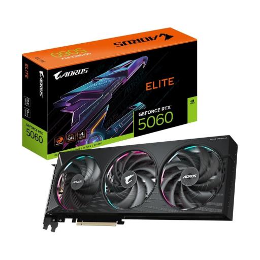 GPU / VGA GIGABYTE AORUS GeForce RTX™ 5060 ELITE 8G(GV-N5060AORUS-E-8GD-1.0)