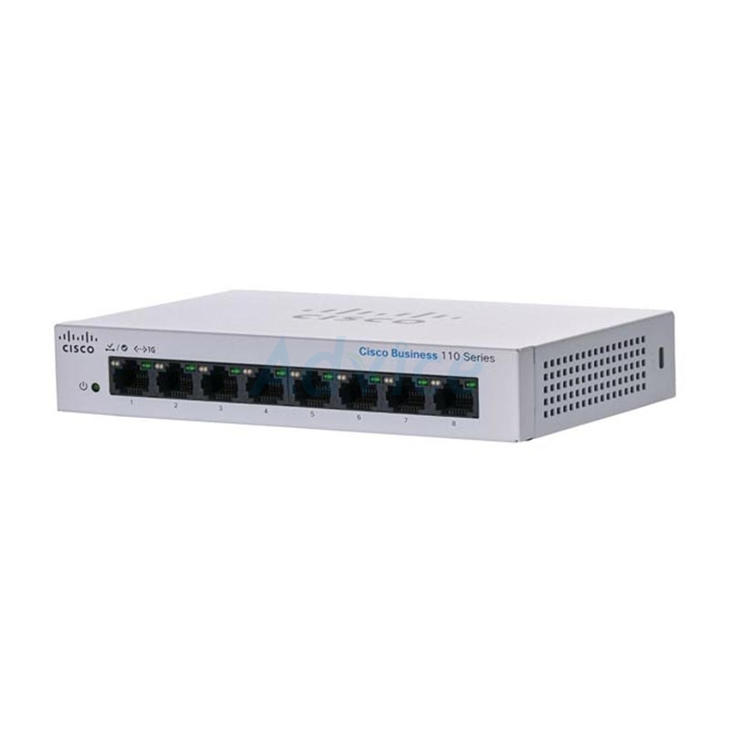 Network Switch Cisco CBS110 Unmanaged 8-port (CBS110-8T-D-EU)