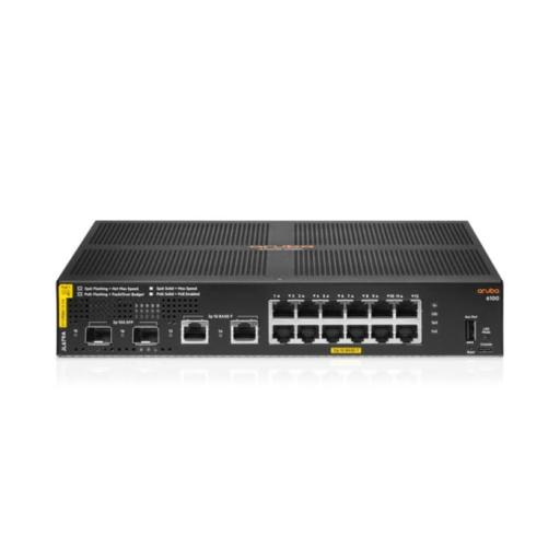 Network Switch Aruba 6100 12G Class4 PoE 2G 2SFP+ (HPE-JL679A)