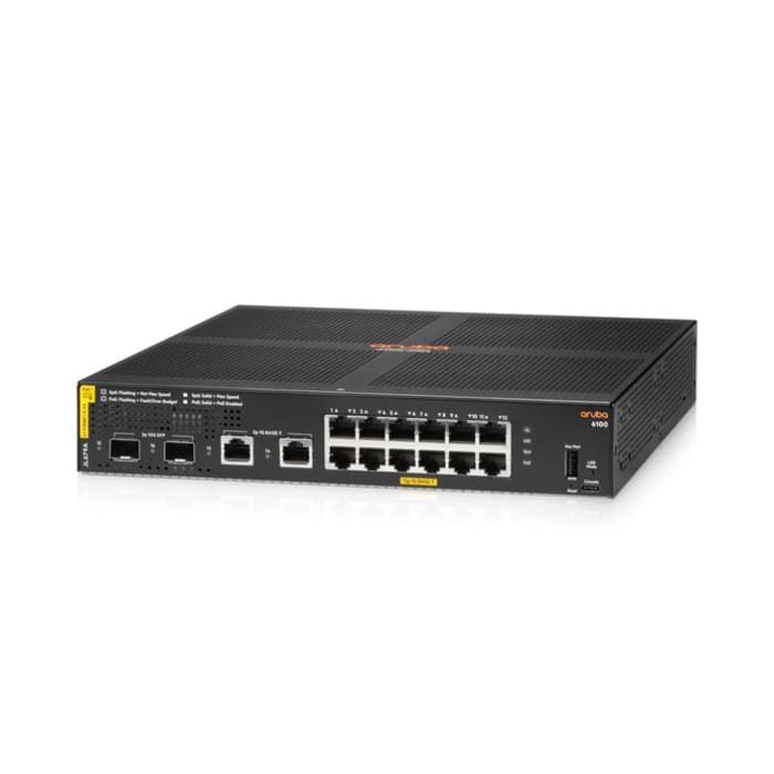 Network Switch Aruba 6100 12G Class4 PoE 2G 2SFP+ (HPE-JL679A)