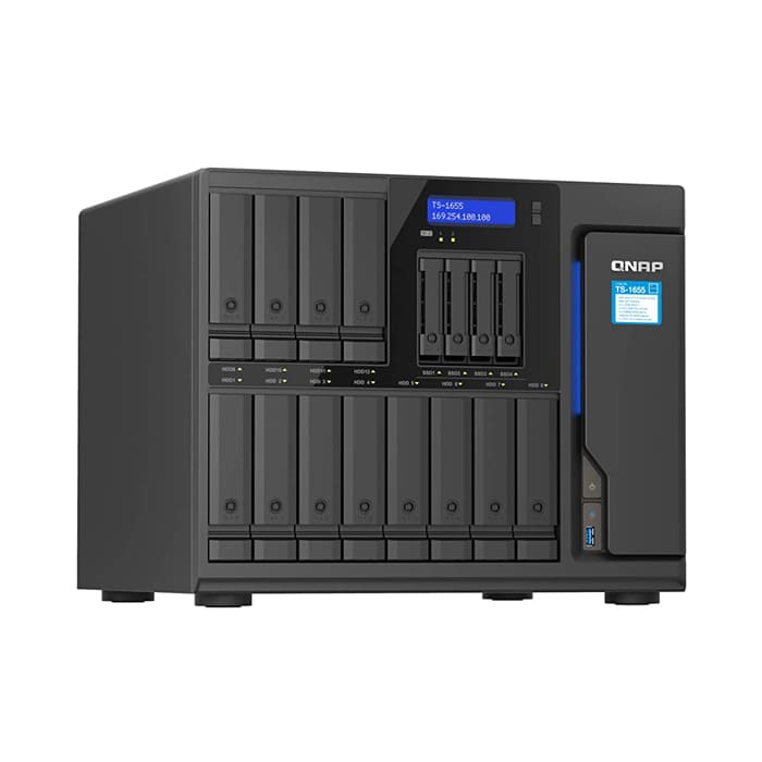 Storage NAS QNAP 8-Cores 16-Bay 8GB (QNP-TS-1655-8G)