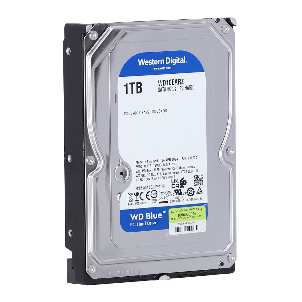 WD BLUE HDD PC - 1TB (WD10EARZ-3YEAR)