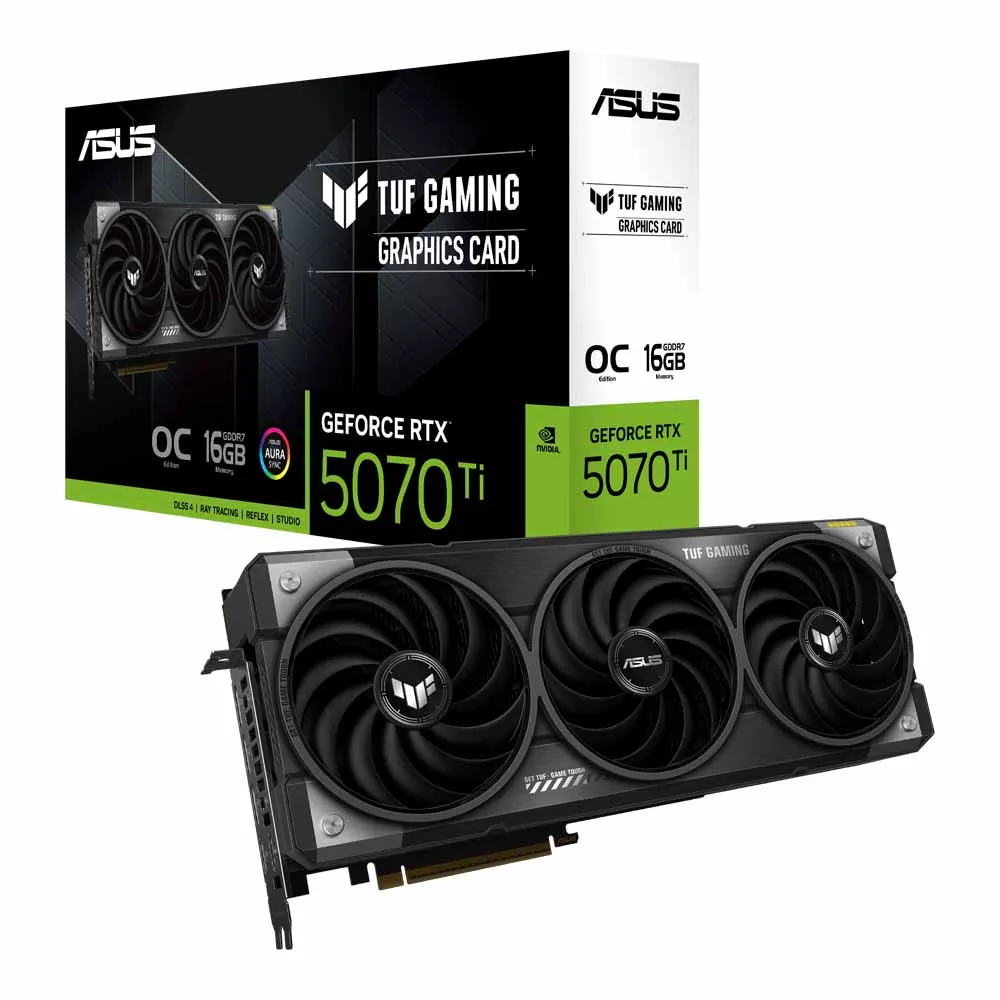 GPU / VGA ASUS TUF Gaming NVIDIA GeForce RTX 5070 Ti 16GB GDDR7 OC Edition(TUF-RTX5070TI-O16G-GAMING)