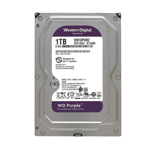 WD PURPLE HDD CCTV - 1TB(WD11PURZ-3YEAR)