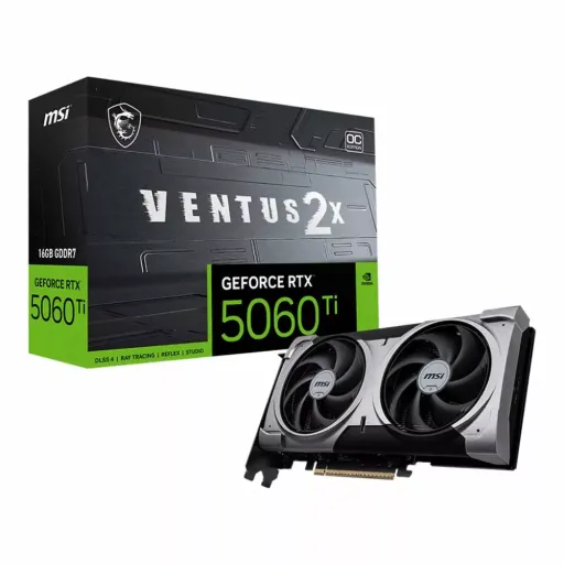 GPU / VGA MSI GeForce RTX 5060 Ti 16G VENTUS 2X OC PLUS(5060TI-16G-VENTUS-2X-OC-PLUS)