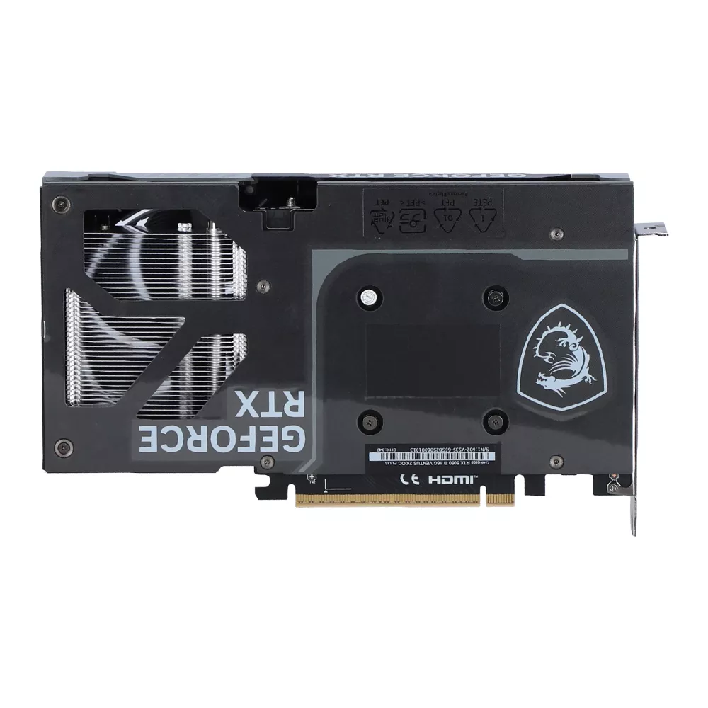 GPU / VGA MSI GeForce RTX 5060 Ti 16G VENTUS 2X OC PLUS(5060TI-16G-VENTUS-2X-OC-PLUS)