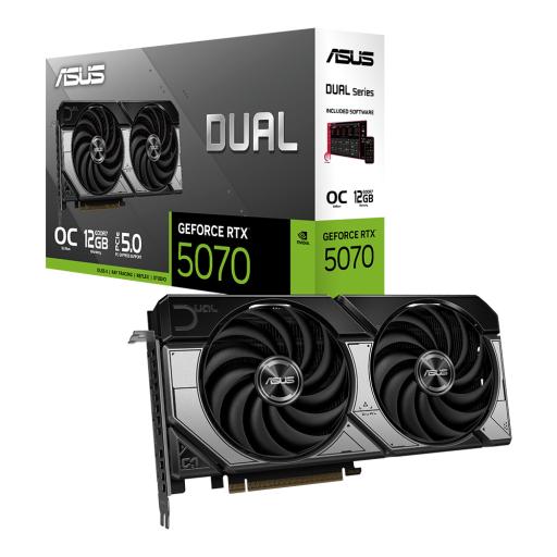 GPU / VGA ASUS Dual GeForce RTX 5070 12GB GDDR7 OC Edition(DUAL-RTX5070-O12G)