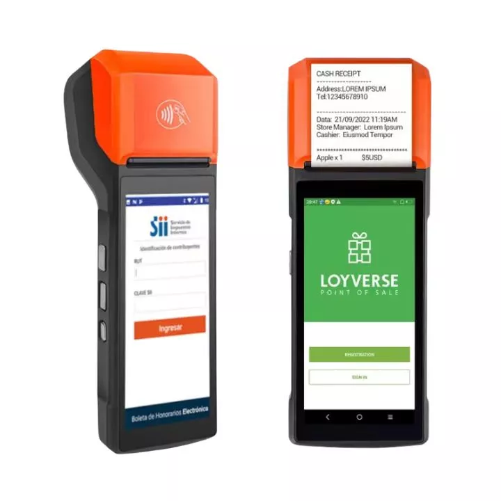 Senraise H10P Android 14 OS 3+32G NFC Touch Screen Android Handheld Pos Machine Payment Terminal System with Thermal Printer