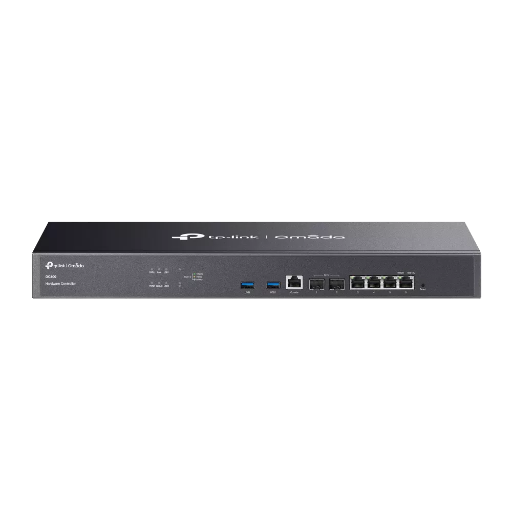 Omada Hardware Controller 2×10G SFP+ 4×Gigabit RJ45 Rackmount (OC400)