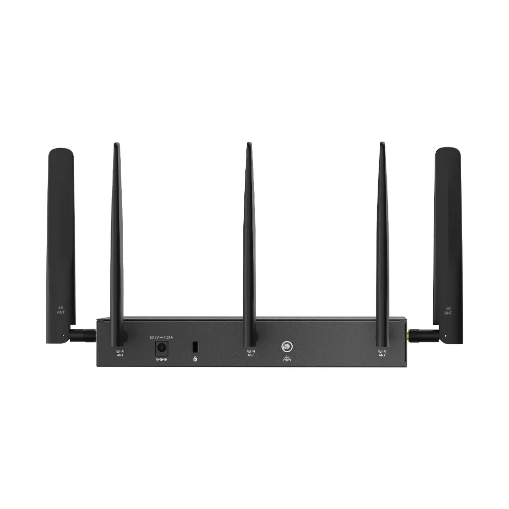 Omada VPN Gateway 4G+ Cat6 AX3000 Wi-Fi 6 4-Port Gigabit PoE+ (ER706WP-4G)