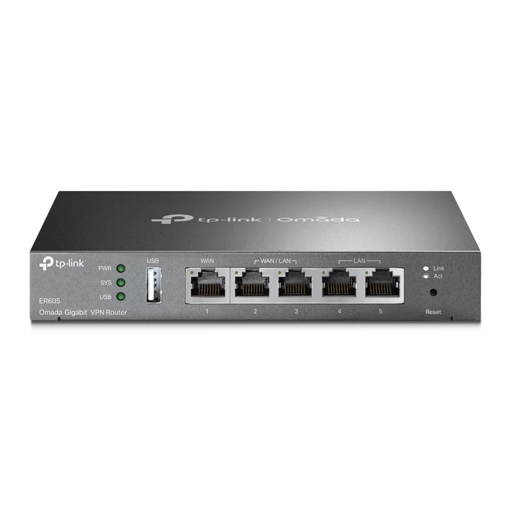 Omada VPN Gateway 5-Port Gigabit Multi-WAN USB 2.0 (ER605 V2)