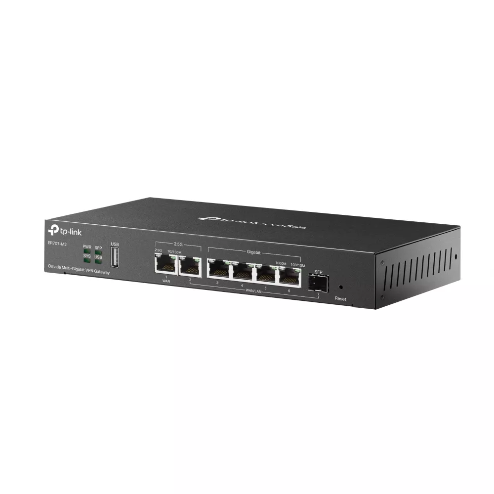 Omada VPN Router Multi-Gigabit Router 2.5G 6-WAN (ER707-M2)