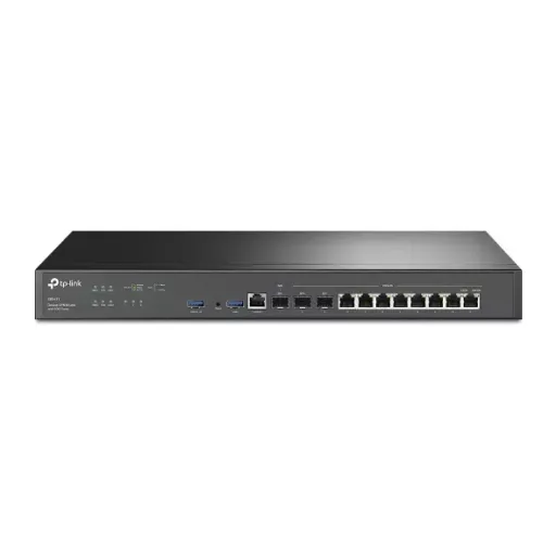 Omada 10G VPN Router 2×10G SFP+ 10-Port Gigabit 2×USB 3.0 (ER8411)