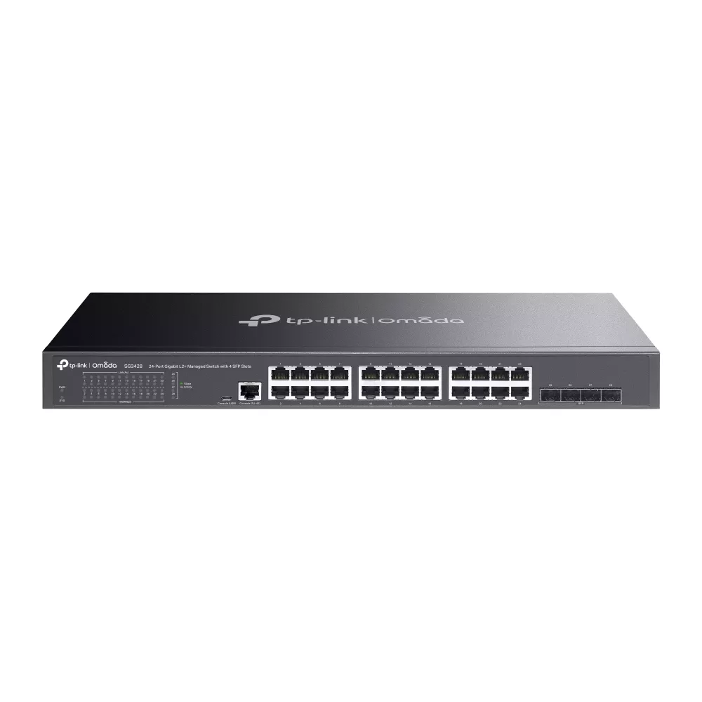 Omada Managed Switch L2+ 24-Port Gigabit 4×SFP Rackmount (SG3428)