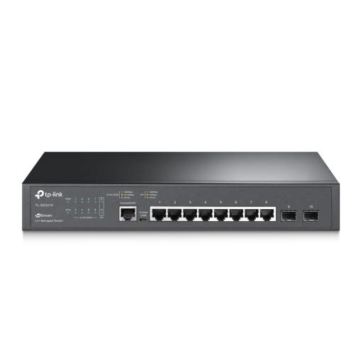 Omada Managed Switch L2+ 8-Port Gigabit 2×SFP Fanless (SG3210)