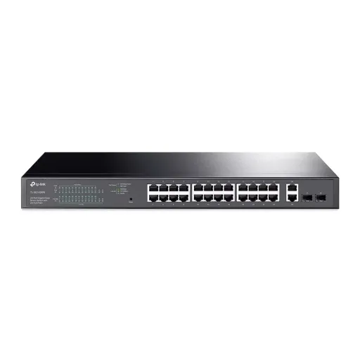 Omada PoE+ Easy Smart Switch 28-Port Gigabit 2×SFP 250W Rackmount (TL-SG1428PE)