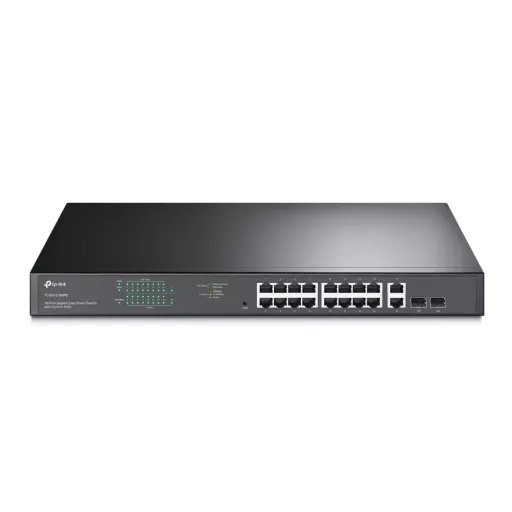 Omada PoE+ Easy Smart Switch 18-Port Gigabit 16-Port PoE+ 2×SFP 250W Rackmount (TL-SG1218MPE)