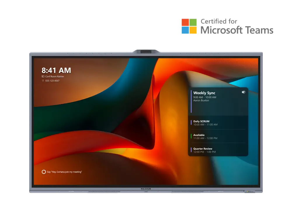 MAXHUB XBoard for Microsoft Teams Rooms 75" 4K Interactive Display(MXH-V755T)
