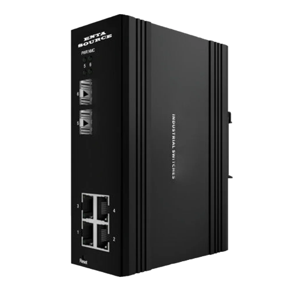 ETS Industrial Managed Switch 16-Port Gigabit 8×RJ45 + 8×SFP (ETN9075-8GX8GT)