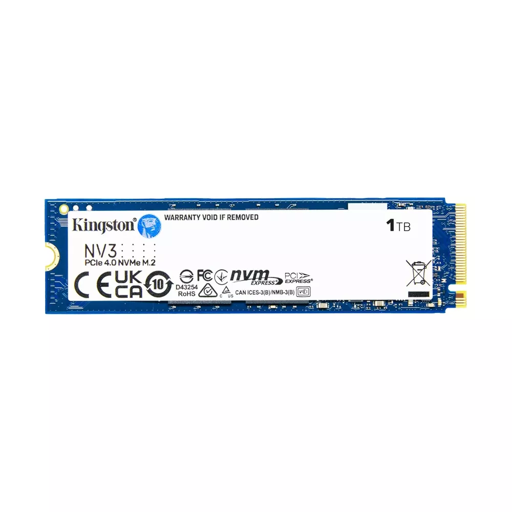 1 TB SSD M.2 PCIe 4.0 KINGSTON NV3 (SNV3S 1000G) NVMe M.2 2280
