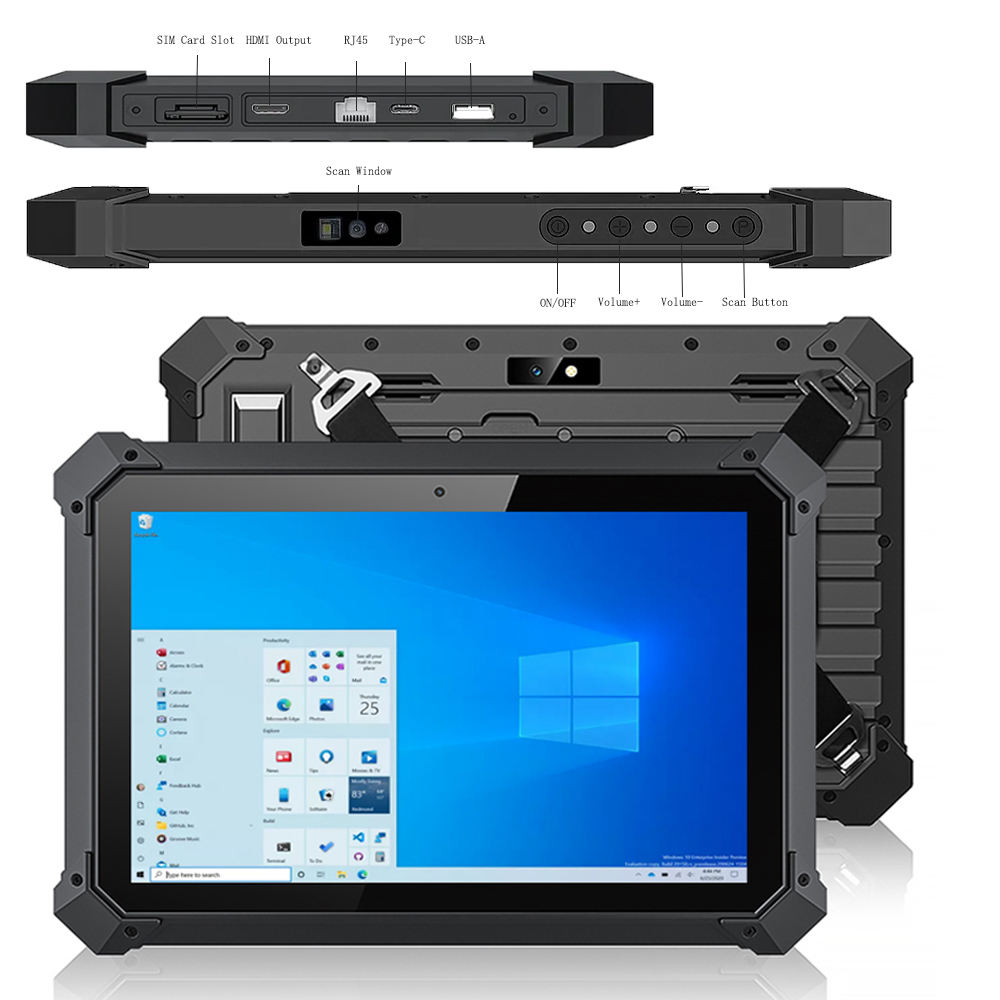 KC Tablet Rugged Industrial 10.1" Intel N100 Windows 11 (KC-QS-1006)