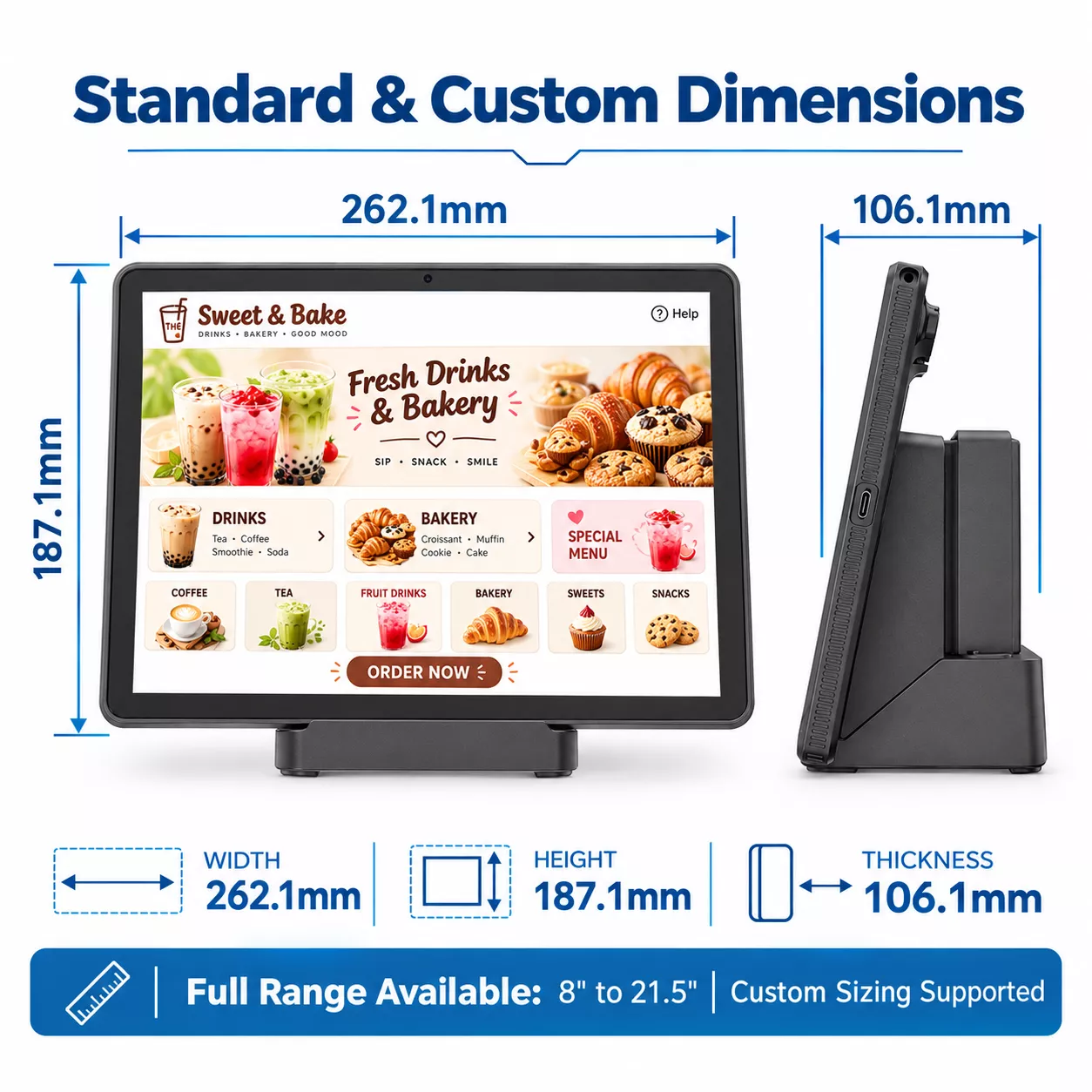 KC Mobile commercial Tablet (KC-POS1096T)